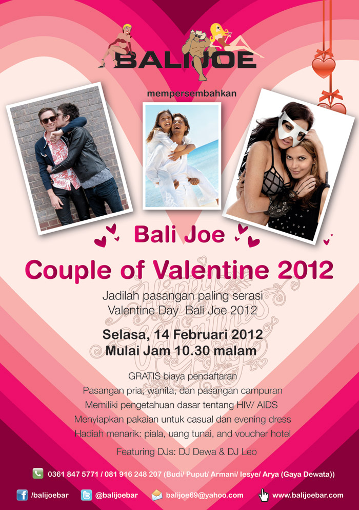 Couple Of Valentine 2012 Bali Joe Bar
